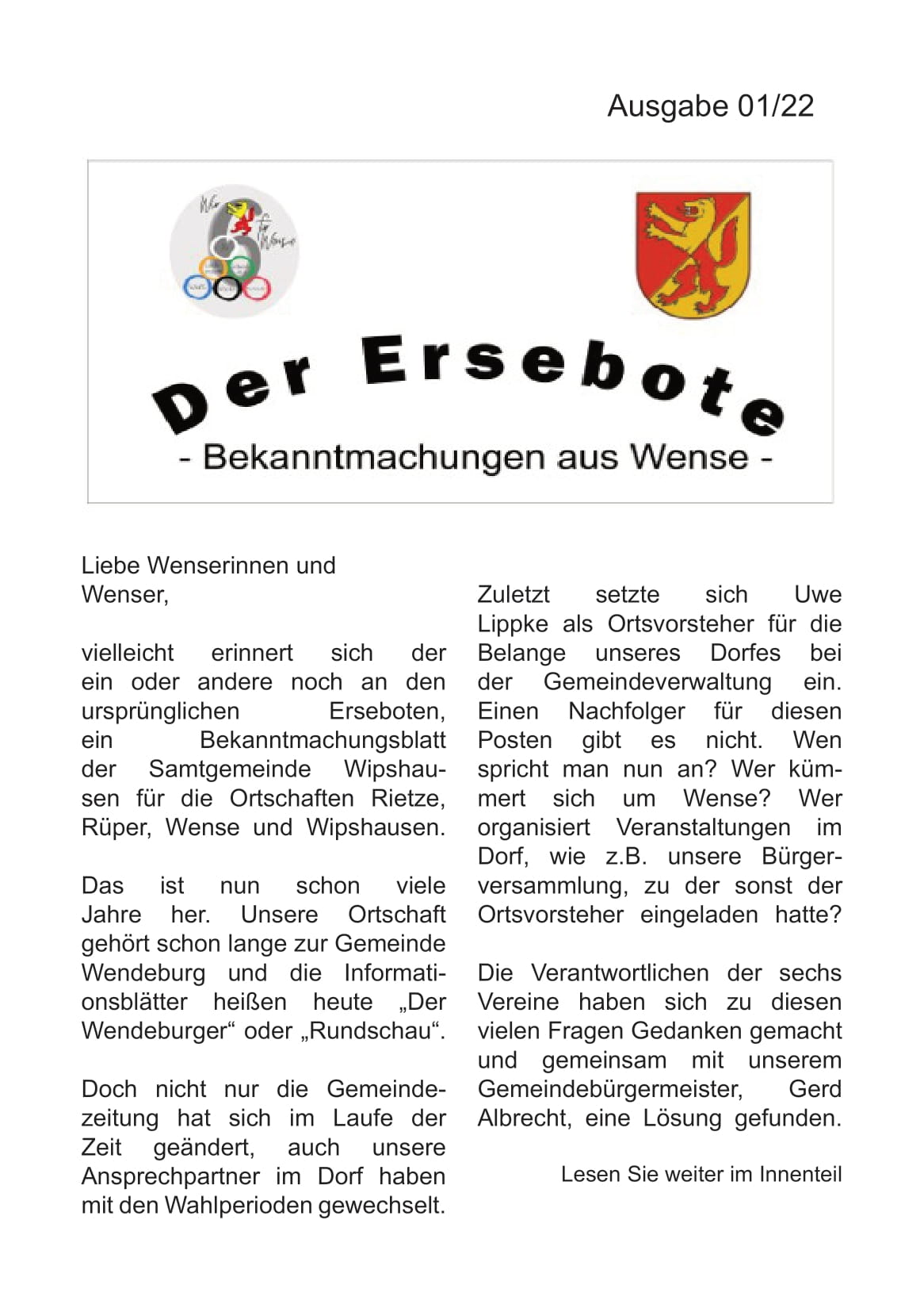 Ausgabe 1